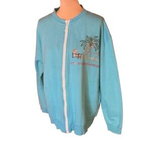 Vtg 90s Jimmy Buffett it’s 5 o’clock somewhere blinged out jacket